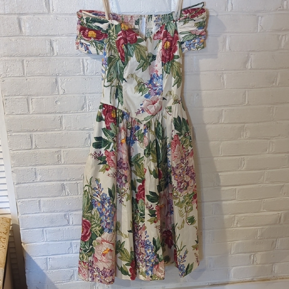 Moda International Multicolor Floral Midi Dress